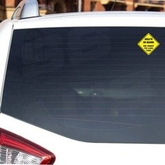 Adults on Board Parody Style Sticker Decal Bumper Car Funny Laptop Window