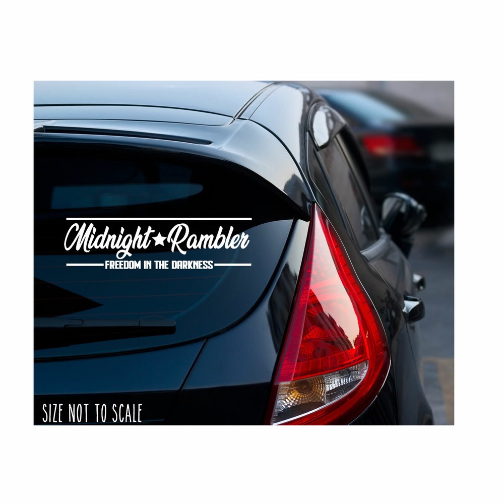 Midnight Rambler Sticker Decal – Drift Low JDM Japanese KDM 8″ Choose Color