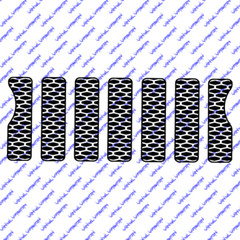 Dashboard Grill Honeycomb Decal Vinyl Dash Sticker For Jeep Wrangler JL 2018-20