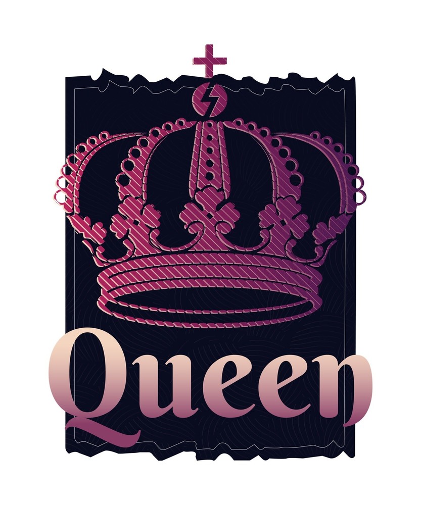 3” Purple Queen Crown Sticker Royal Savage Princess King Mom Her Majesty Diva