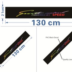 Fit For Toyota Corolla Car Front Windshield Window Decal Laser Colorful Sticker