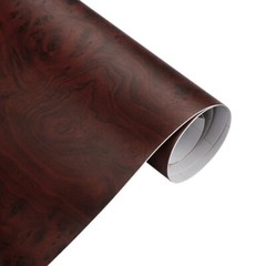DIY Matte Glossy Wood Grain Textured Vinyl Wrap Sticker Car Home Interior Decor