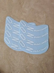 8pcs Oz Racing Wheels Sticker White Vinyl Decal