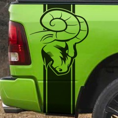 Fits Ram Bed Side Stripe Tailgate Vinyl Decal Vehicle Graphic Pickup Truck 4×4