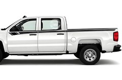 Pickup Truck Waist Line Stripe Sticker For Chevy Silverado 1500 Trunk Side Decal