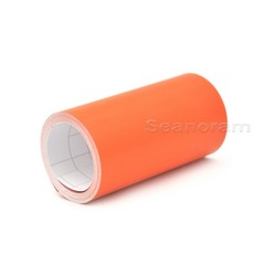 2x 3.54″ x 59″ Matte Orange Car Hood DIY Vinyl Tape Racing Stripes Sticker Decal