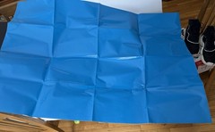Blue Vinyl Film Sheet 33” X 49”