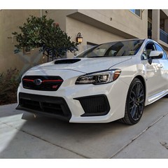 2x Red Grille Pinstripe Insert Decal Stickers For Subaru WRX STI 2018 2019 2020