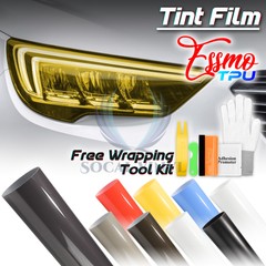 Headlight TPU Tint Gloss Smoke PPF Protection Film Tail Light Fog Vinyl Sticker
