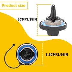 1/2Set Fuel Gas Tank Filler Cap Cover For BMW E92 E90 E60 E46 X1 X5 X6 Z4 & Mini