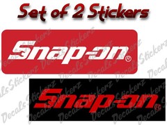 Snap-on Tools Logo Decal Sticker Sheet with Various Size Stickers