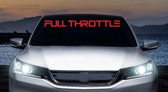 Full throttle performance windshield banner JDM vinyl decal, car, trucks