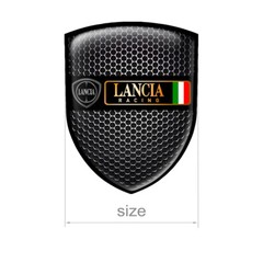 Alle Größen Lancia Logo Silicon Schild Emblem Aufkleber für Auto-Tuning
