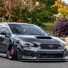 2x Red Grille Pinstripe Insert Decal Stickers For Subaru WRX STI 2018 2019 2020