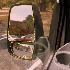 2/4X Side Wing Mirror Glass Heated Upper Lower Left For Ford Transit 150 250 350