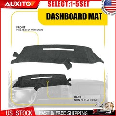 Dashboard Cover Mat For 1997-1998 Chevrolet Silverado Truck Gray Pad 1-5X