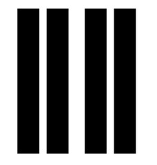 Fender Hash Marks vinyl RACING STRIPES Sport Decals Universal FIT Set Of 4