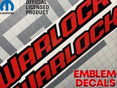 RAM 1500 DS CLASSIC “WARLOCK” 2TONE BED DECAL 2019 2020 2021 2022 2023