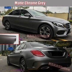 Modify Full SUV Car Wrap Matte Chrome Satin Metal Vinyl PVC Sticker Grey 65FT AX