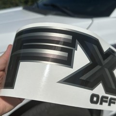 GOLD HOOK FX4 Off Road Decals 4.3 inches by 16.5 inches, Gray (Premium)