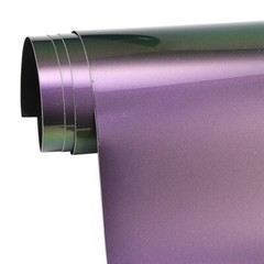 Chameleon Green to Purple Car Vinyl Wrap Sparking Diamond Glitter Car Body Film