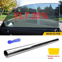 Uncut 1/2set Car Roll Window Film Privacy Mirror Tint Sun UV Reflective Con Heat