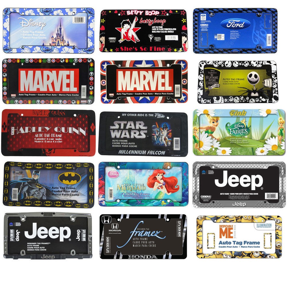 Brand New PlastiColor Car Truck Universal Fit Automotive License Plate Frame