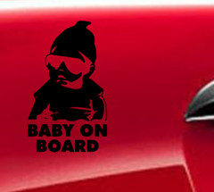 BABY ON BOARD FUNNY CARLOS HANGOVER Decal Vinyl Car Window Sticker ANY SIZE