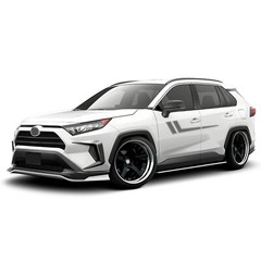 Door hockey stripes graphics stickers decal compatible with Toyota Rav4
