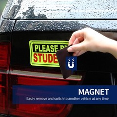 6 Pcs Student Driver Magnet Car Signs Please Be Patient Car Bumper Sticker Decal