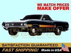 compatible with, 1970 Ranchero GT Laser Lazer Decals Stripes Kit
