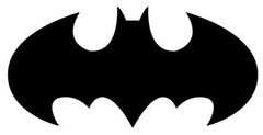 Batman Logo Hero DC Comics Laptop Auto Car White Decal Sticker Vinyls 8*4 Inches
