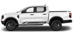 Ford Ranger Rocker Side Stripe Decals 4×4 Utility Graphics Both Sides Stickers