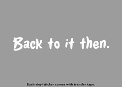 Back to it then. Chit Vinyl Stickers