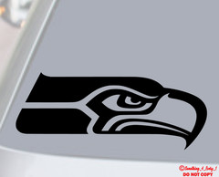 SEATTLE SEAHAWKS VINYL DECAL STICKER CAR REAR WINDOW BUMPER FOOTBALL NFL LOGO