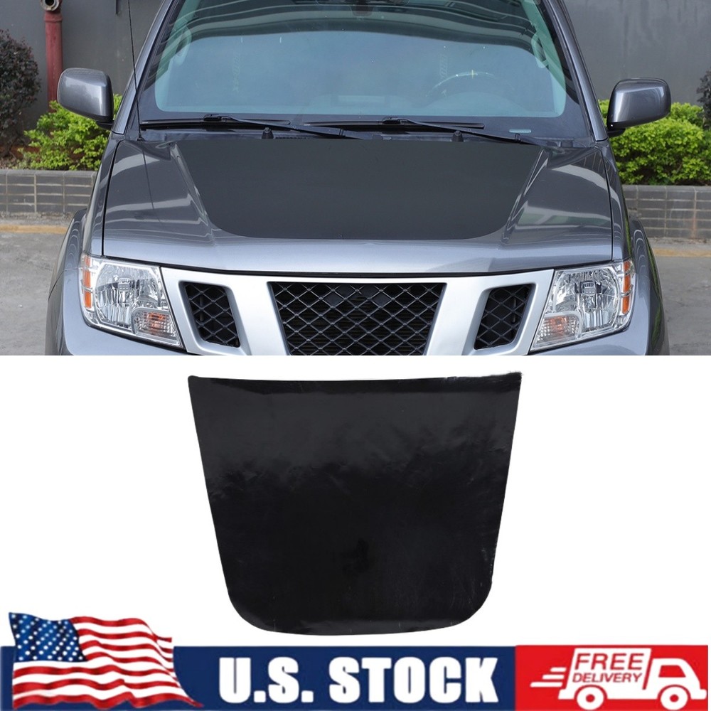 PVC Black Front Hood Sticker Decal Trim For Nissan Frontier 2009-2017 US