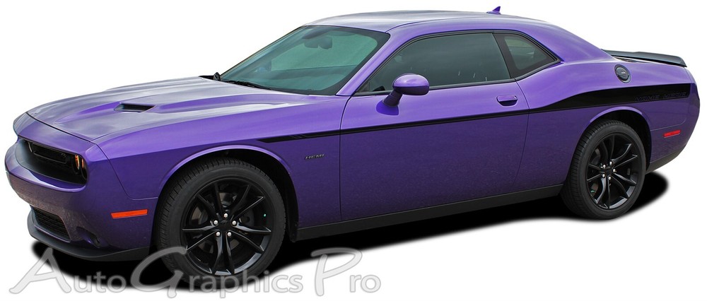 FOR 2011-2023 Dodge Challenger Roadline Body Stripes 3M Vinyl Graphics Decals