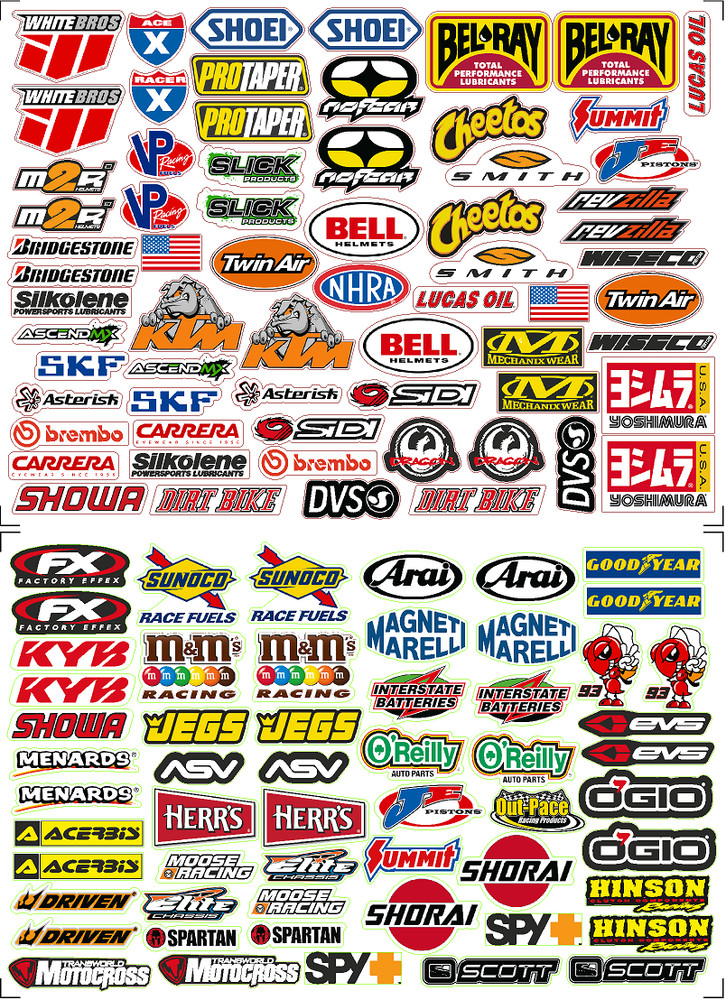 110 + Racing Decals Stickers Drag Race Nascar High Quality Vinyl FREE SHIP