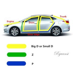 Rubber Seal Strip Molding Edge Trim Car Door Window Protector Guard Universal