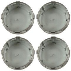 NEW OEM Raised Chrome & Black Wheel Center Cap Set of 4 for Mercedes Benz