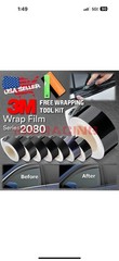 3M 2080 Black Out, Vinyl Wrap Car Decal Door Window Trim Sticker . Satin Black