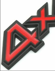 2Pcs 4X4 3D Metal Badge Emblems – Universal SUV Truck Tailgate Stickers