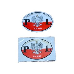 Polish Eagle Car Vinyl Sticker Poland National Emblem Decal Bumper Window 4 x 6
