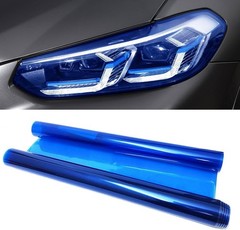 12″x59″ Vinyl Protection Wrap Film For Headlight Taillight Black Yellow Red Blue