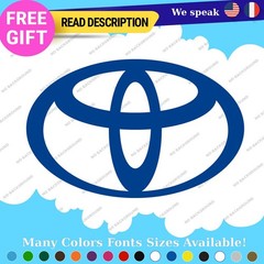 Fits Toyota Logo Vinyl JDM Decals GT 86 FRS BRZ Stickers Drift Tuning Door Japan