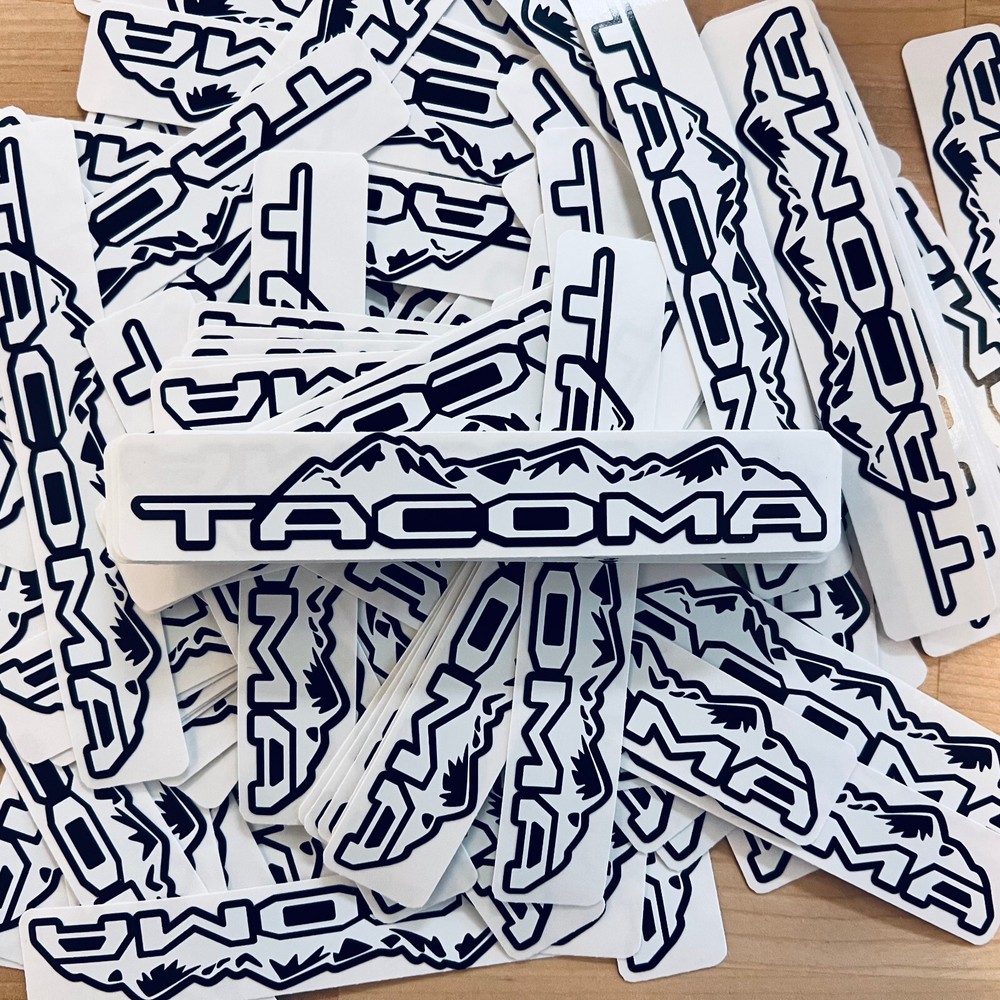 Tacoma Mountain Sticker (10 Pk) Vinyl Water Proof Novelty Toyota Stickers decals