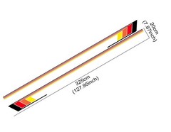 Retro Racing Stripe Car Sticker For Toyota Land Cruiser Fj Cruiser Graphic Decal
