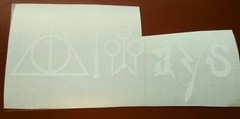 HARRY POTTER ALWAYS Vinyl Window Decal Glossy White # HP-2