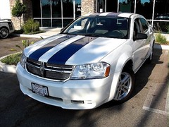 FOR Dodge Avenger Neon Dart 10 INCH Racing Stripes Vinyl Graphic Decal 36 FEET