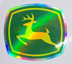 John Deere Holographic Vinyl Decal Car Truck John Deere Farming Equipment Decal